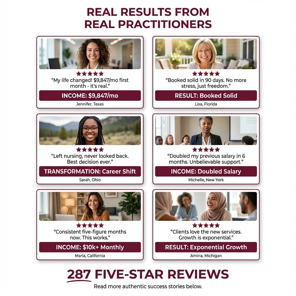 Real results from real practitioners - testimonials